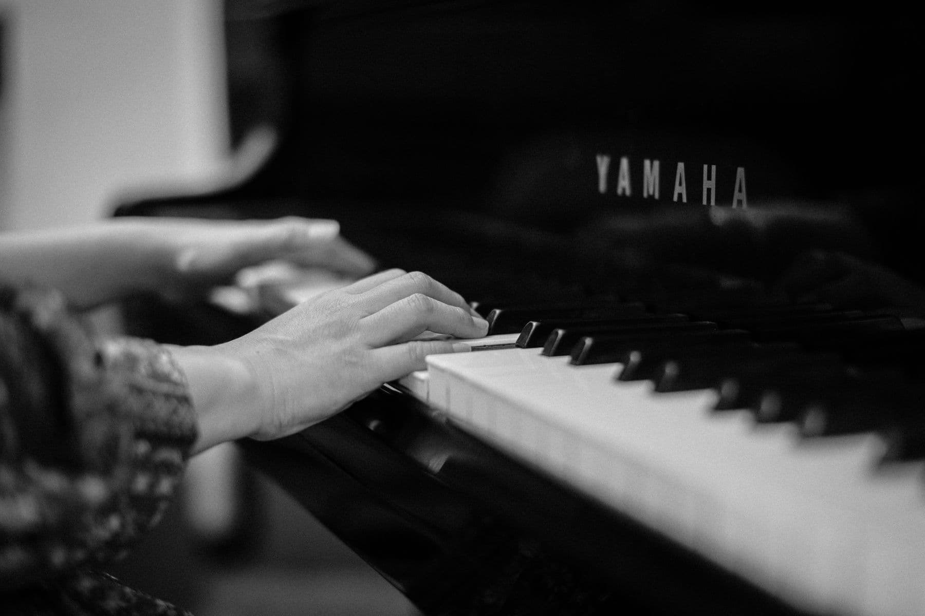 Hands on the keys